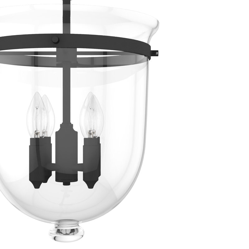 Belltown 4 - Light Urn Pendant, Natural Iron