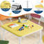 Ensemble de table pliante et de chaises 3 pièces, table d'activité pour tout-petits avec 2 chaises, table pliable portable et chaises pour salle à manger, garderie, salle de classe