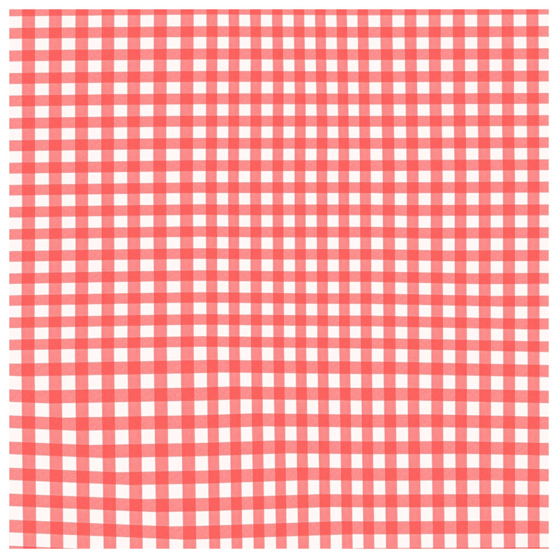 Red White Gingham Pattern Duvet Covers, Twin