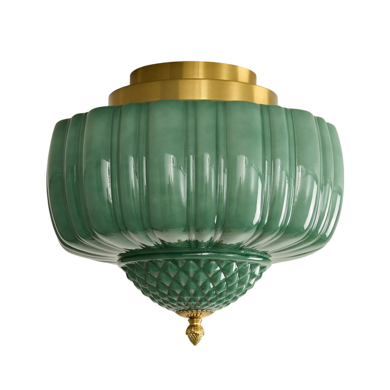 Plafonnier semi-encastré Mid-Century