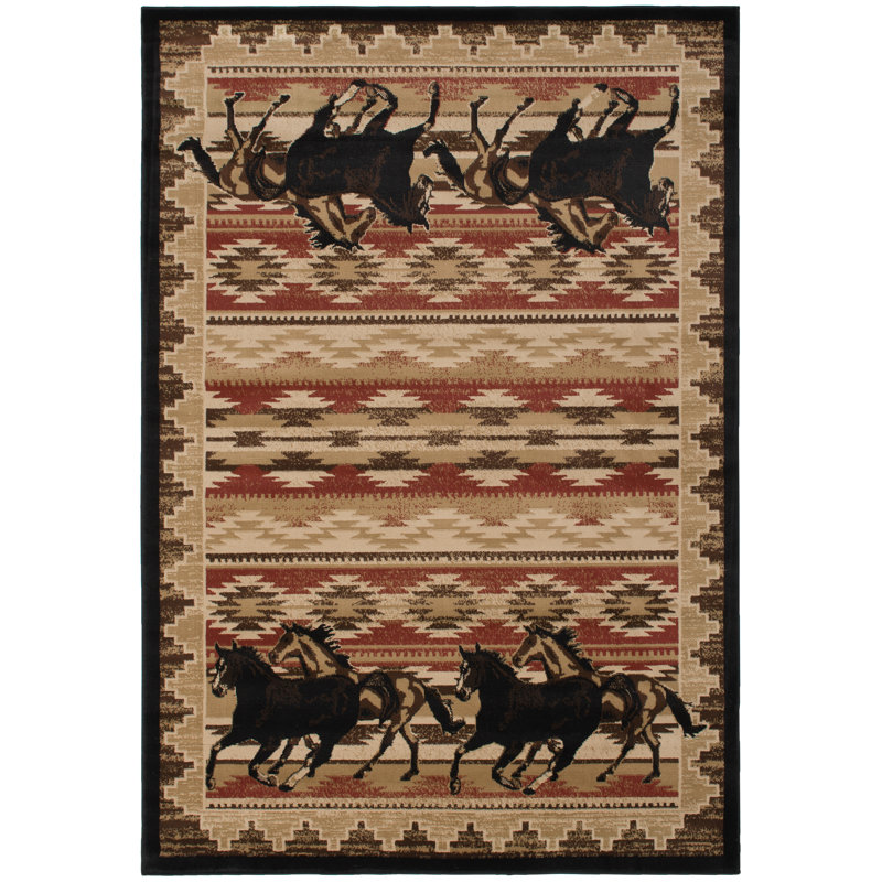 Wetherbee Southwestern Indoor Rug, Rectangle 2'3" x 3'3"
