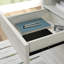 Desk With File Drawer, White Finish