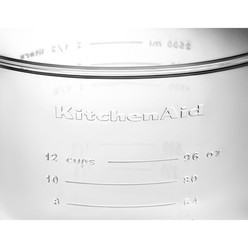 KitchenAid Clear Glass Bowl with Lid for KitchenAid Tilt-Head Stand Mixers