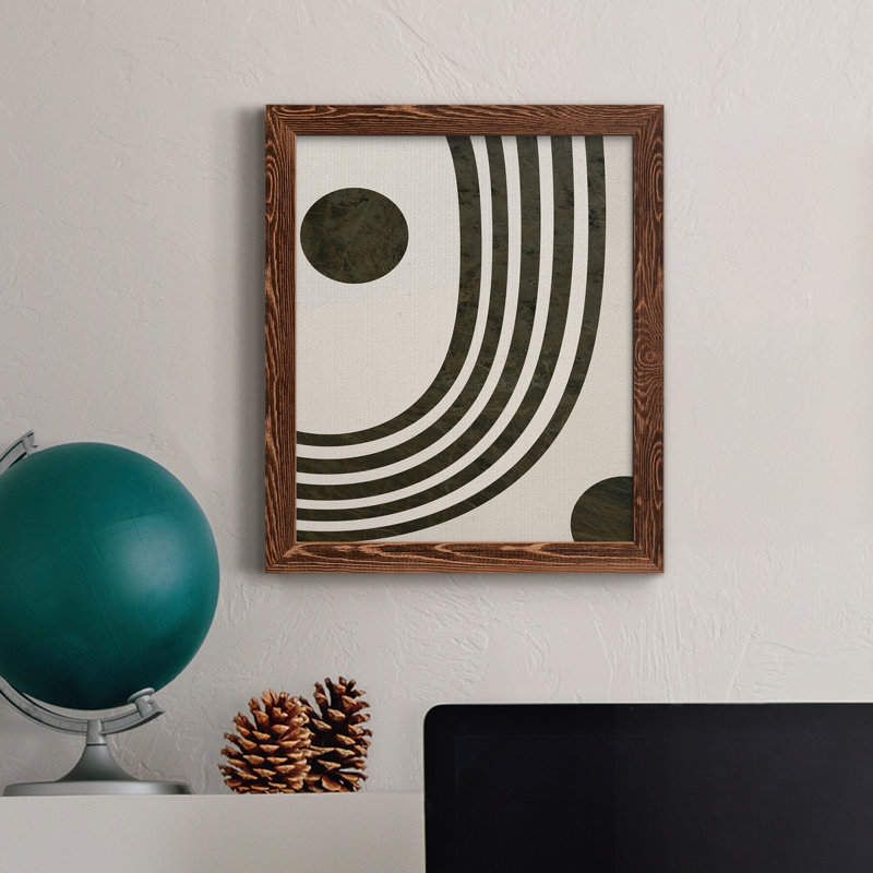 «Tubular Abstract I», peinture sur toile encadrée, Érable, H 44 po x l 31 po x P 1 po