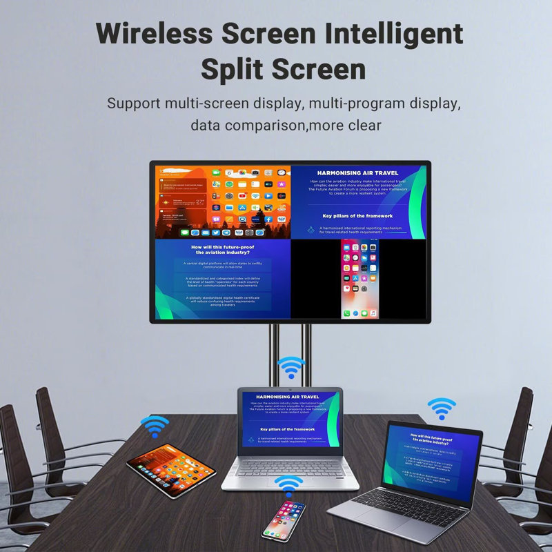 JYXCN 49 Inch Smart Interactive Display, 1080P IR Touch, Android 12, WiFi/Bluetooth, Commercial Use