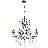 8-Light Retro Luxury Crystal Candle Chandelier