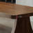 Solid wood walnut dining table set