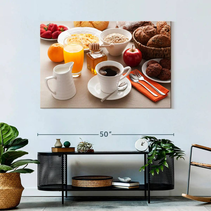 Yarlin Satisfying Breakfast, 32" H x 48" W