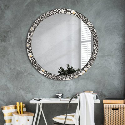 Huldar Glass Flat Wall Mirror