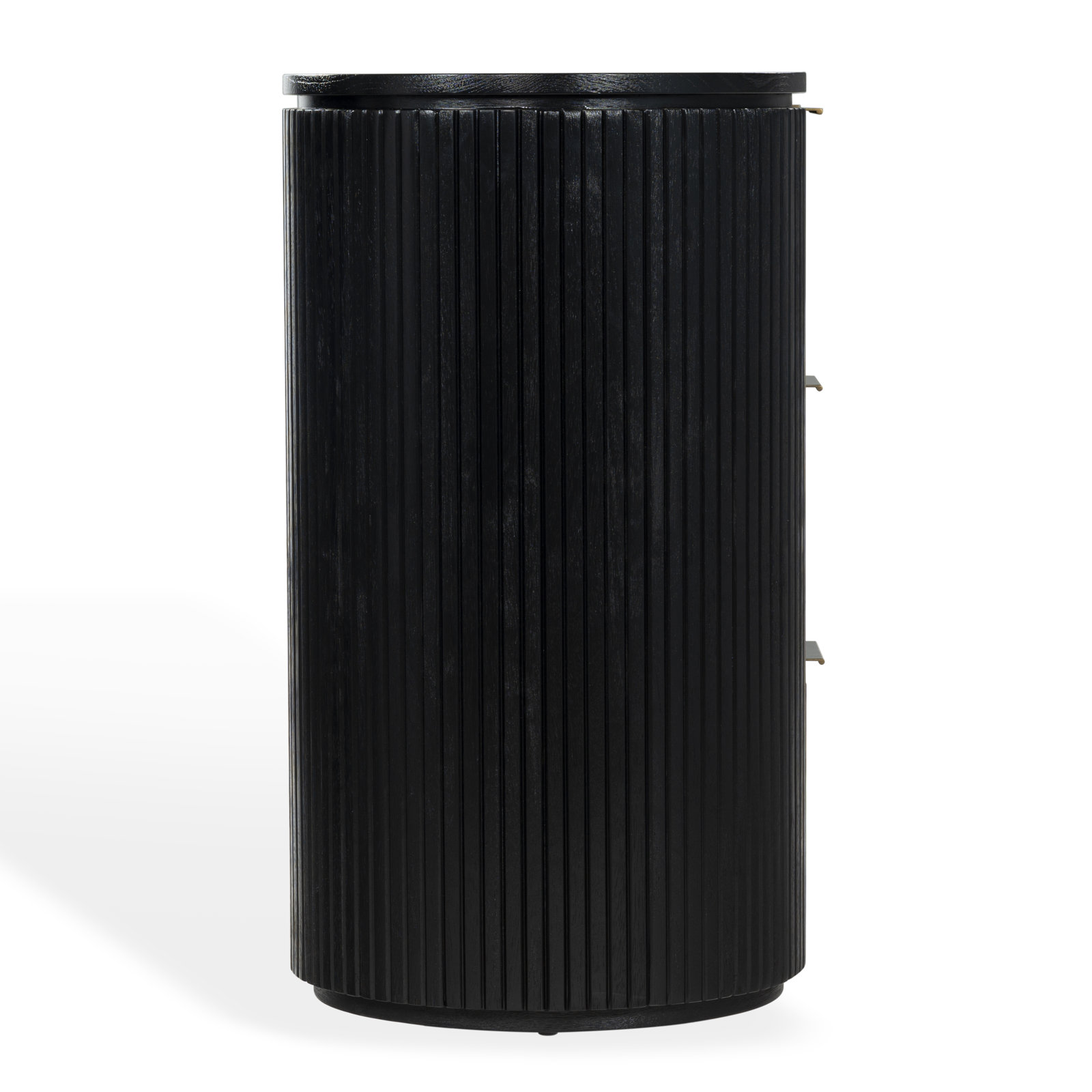 60" Fluted Double Dresser, Black