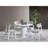 Modern White Dining Table, 39.4 x 29.5 x 39.4 Inches | 100% MDF Construction, Durable & Stylish | Perfect for Contemporary Dining Rooms, Elegant Solid Color Design, Easy to Clean and Maintain