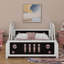 Lit plateforme double classique en forme de voiture avec roulettes-1416845723