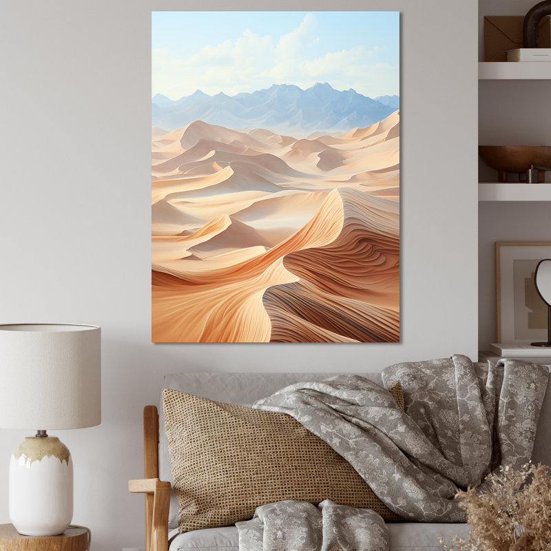 «Desert Dreams Minimalisme Embrace I», reproduction sur toile, Toile tendue, H 20 po x l 12 po x P 1 po