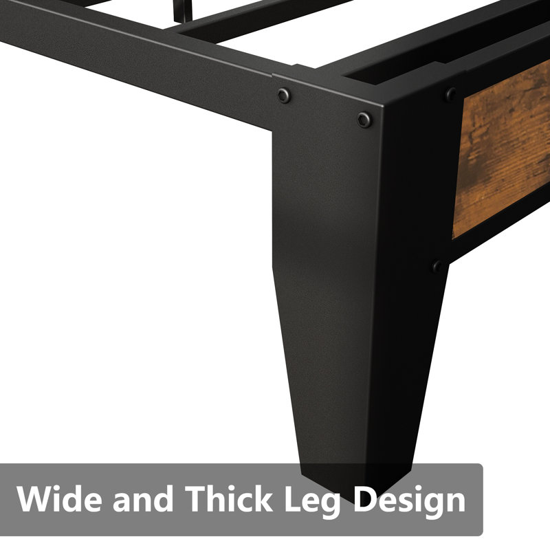 Havin Metal Platform Storage Bed, King