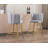 Latefa Upholstered Counter Stool with Metal Frame-284612852