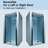 32-34 in.W x 72 in.H Bifold Frameless Glass Shower Door, Folding Frameless Shower Door-72034504