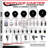 3/8 Inch Threaded Stem Caster Set 2 Brakes SCC