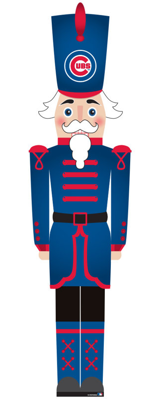 Chicago Cubs 46" Nutcracker Leaner