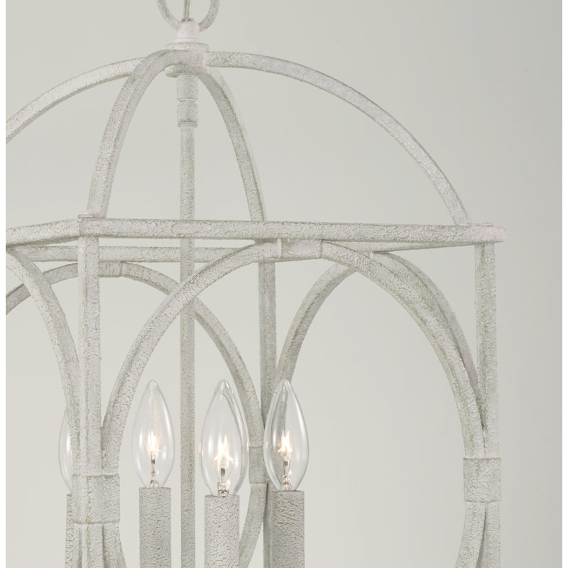 Brea 4 - Light Dimmable Lantern Square / Rectangle Chandelier