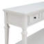 Classic Retro Style Console Table With 3 Top Drawers & Open Style Bottom Shelf-91376677