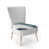 Floral White Polyester Blend 2 selected