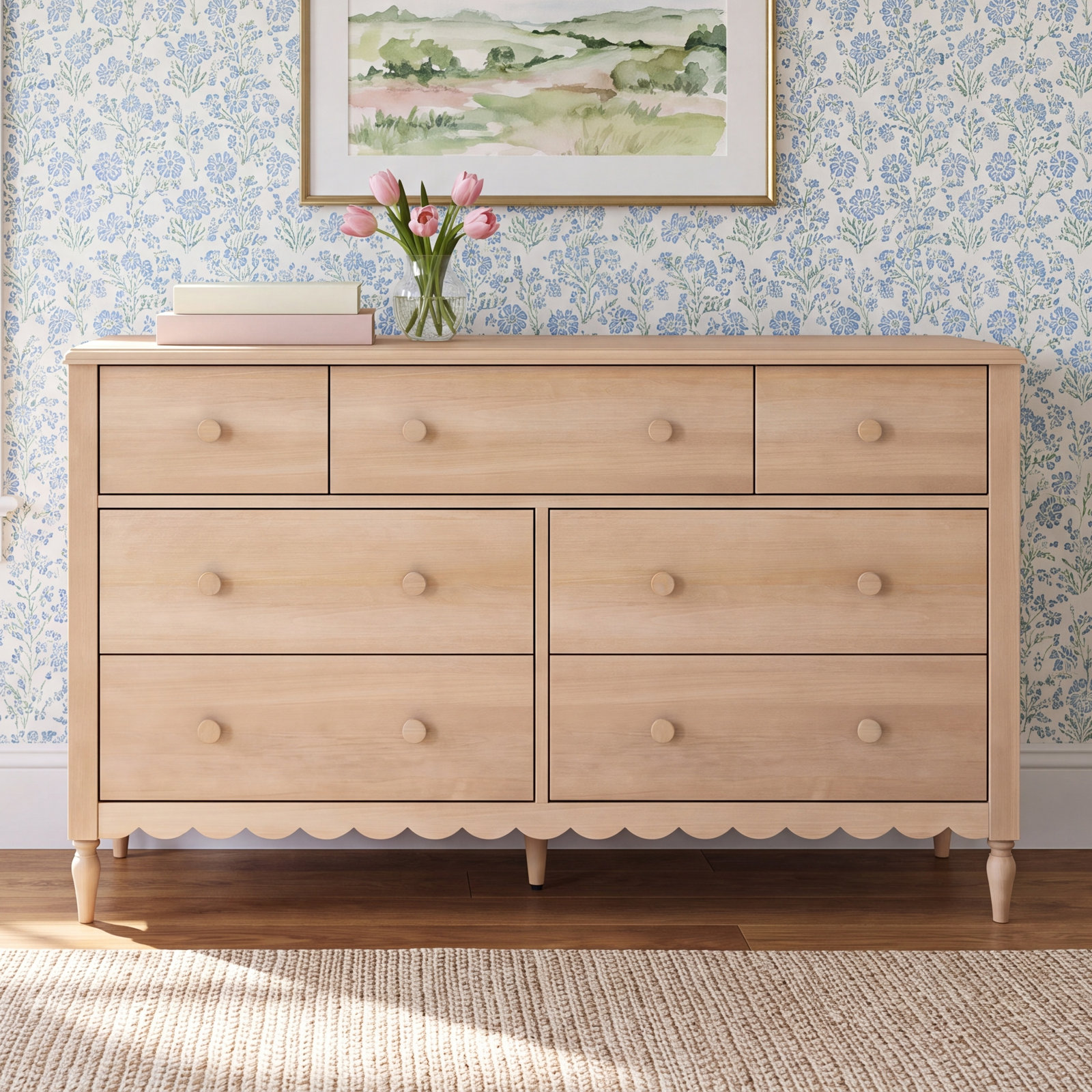 7-Drawer Dresser, Blonde