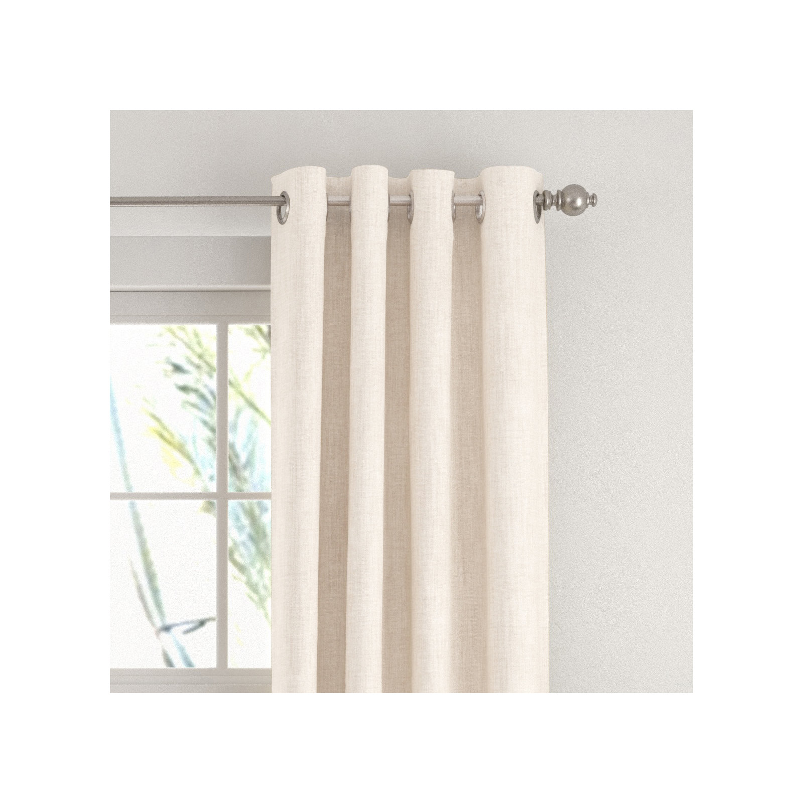 Ivory, 50" W x 84" L