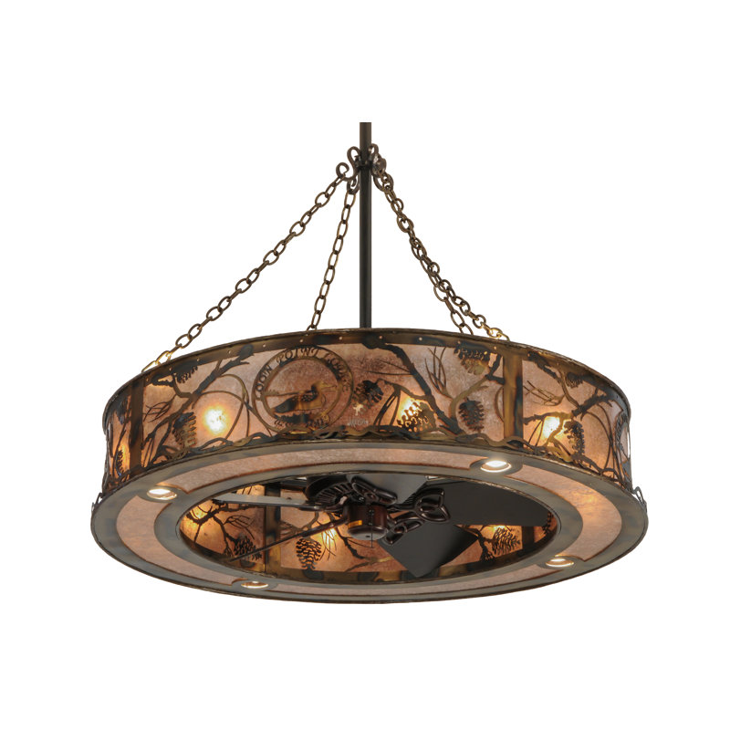 Rustic Lodge 16 - Light Chandelier