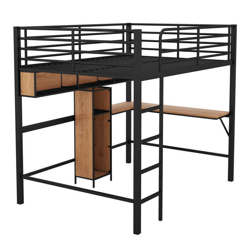 Lit mezzanine double Laile Kids, Brown