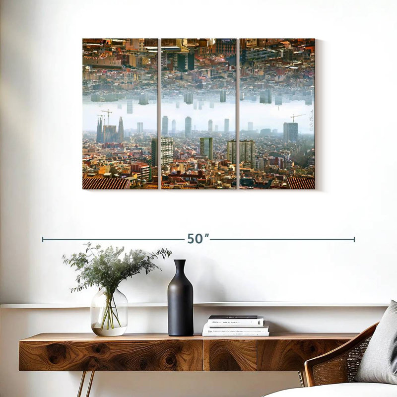 Barcelona Double Landscape, 24" H x 38" W