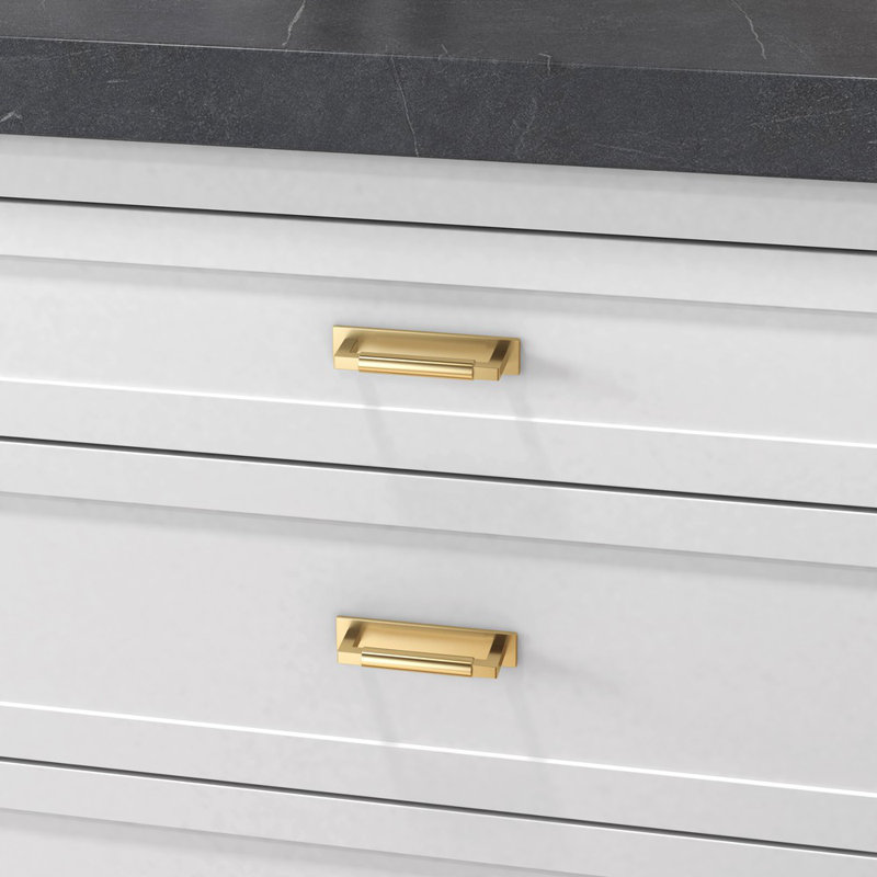 4926 Contemporary Back Plate, Non-Lacquered Brass