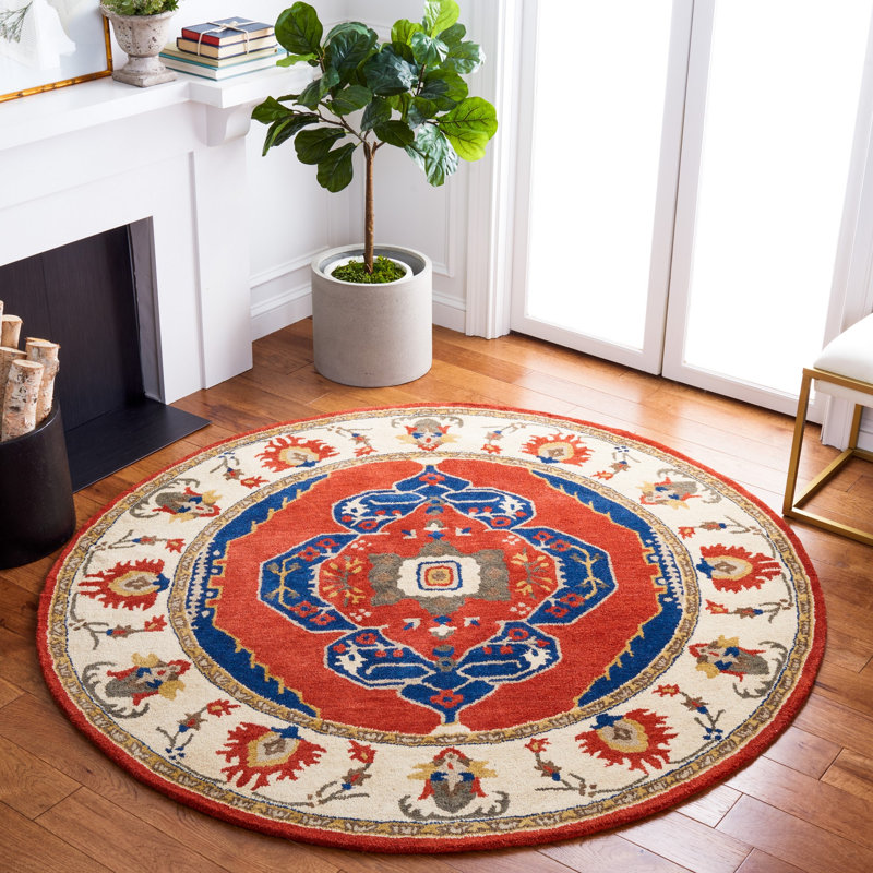 Antiquity Hand Tufted Wool Oriental Rug, Round 6'