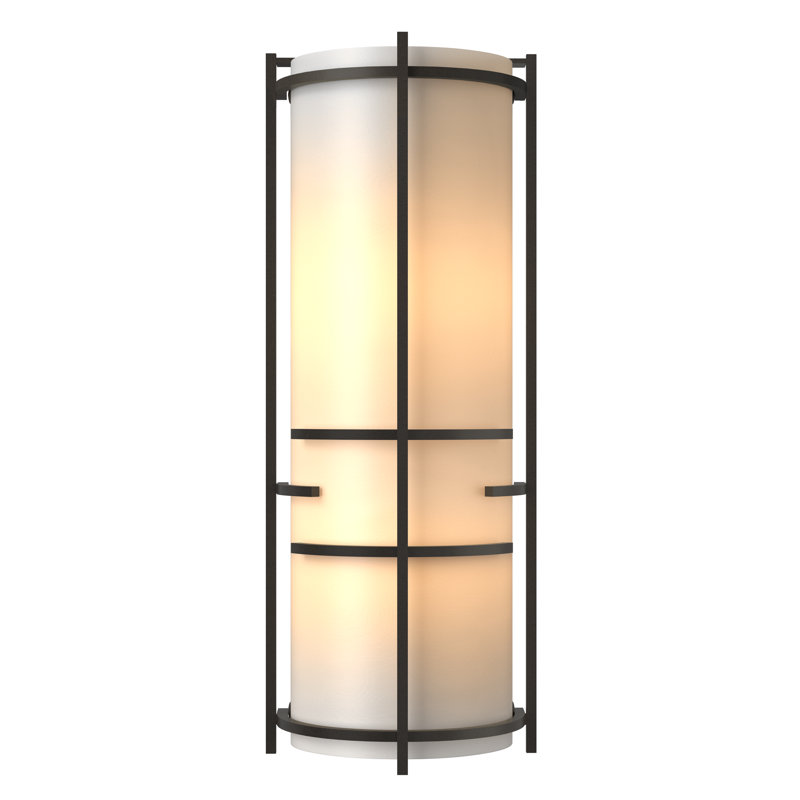 Banded 2 - Light Flush Mounted Sconce, White Art, Dark Smoke