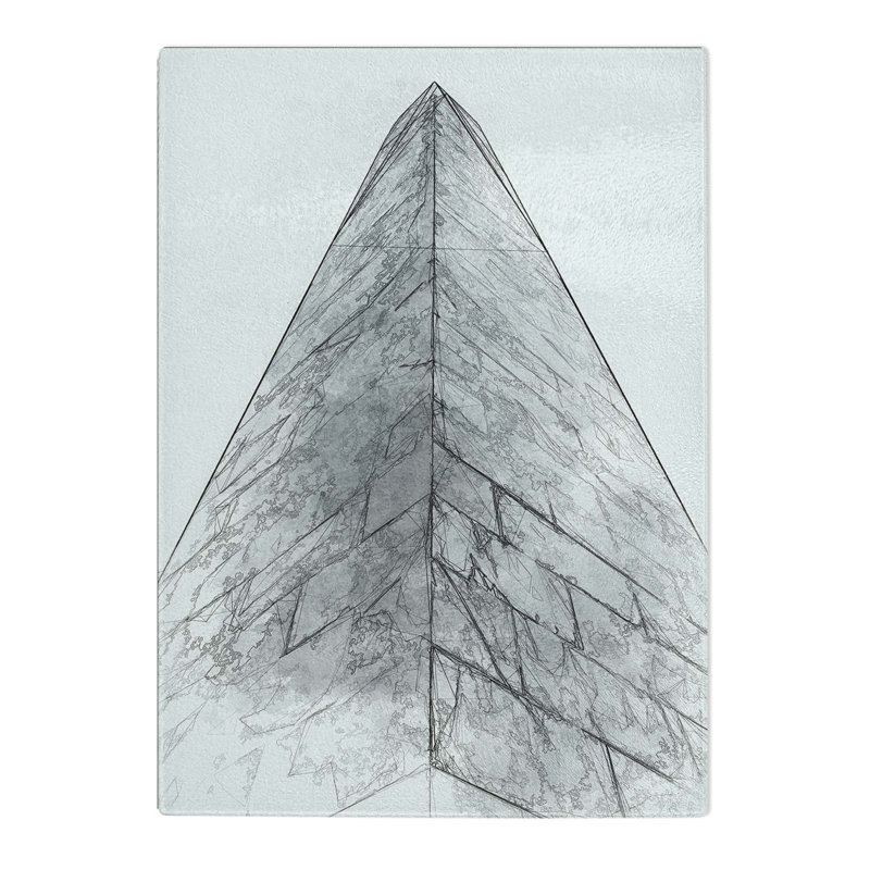 Tempered Glass Sketching the Architecture Vol.41 Chopping Board, 28.5 cm x 39 cm
