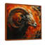 Orange brun, astrologie Aries Fiery Fusion - salon d'art mural astronomie Aries-106110485-106110488