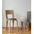 Nordic Classic Solid Wood Birch Backrest Dining Chair