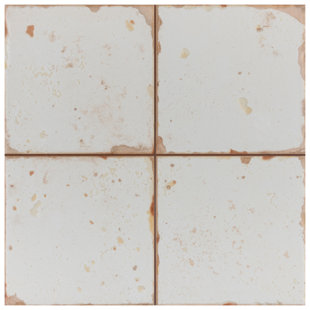 Artisan 13" x 13" Ceramic Vintage Wall & Floor Tile