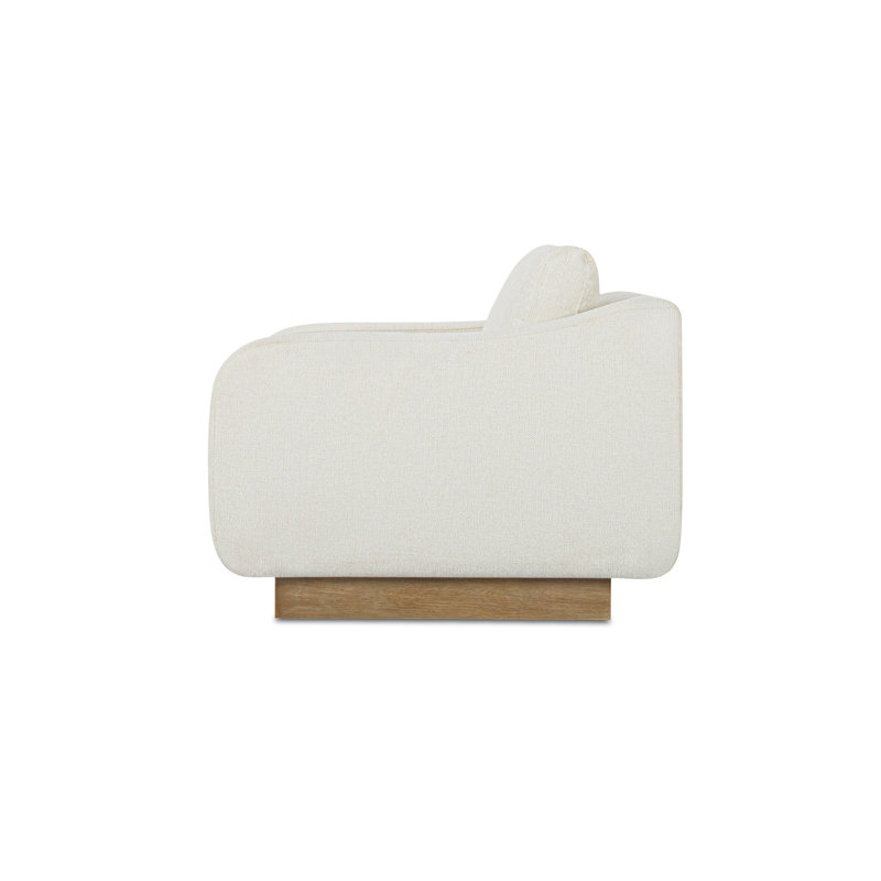 Keane Lounge Chair Cream, White