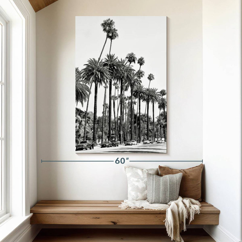 Palmiers de Sireci, Californie, Californie, H 51 po x l 34 po