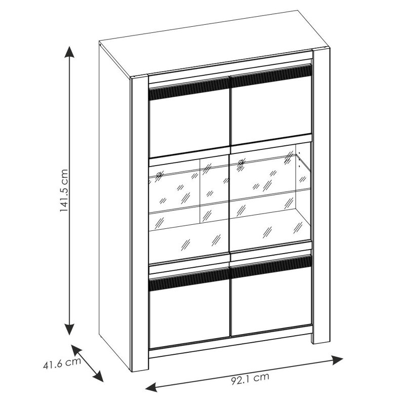 Belmont Display Cabinet