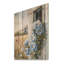 Pivoines bleu poudre par la grange - impression de pivoines sur bois de pin naturel-1628535515