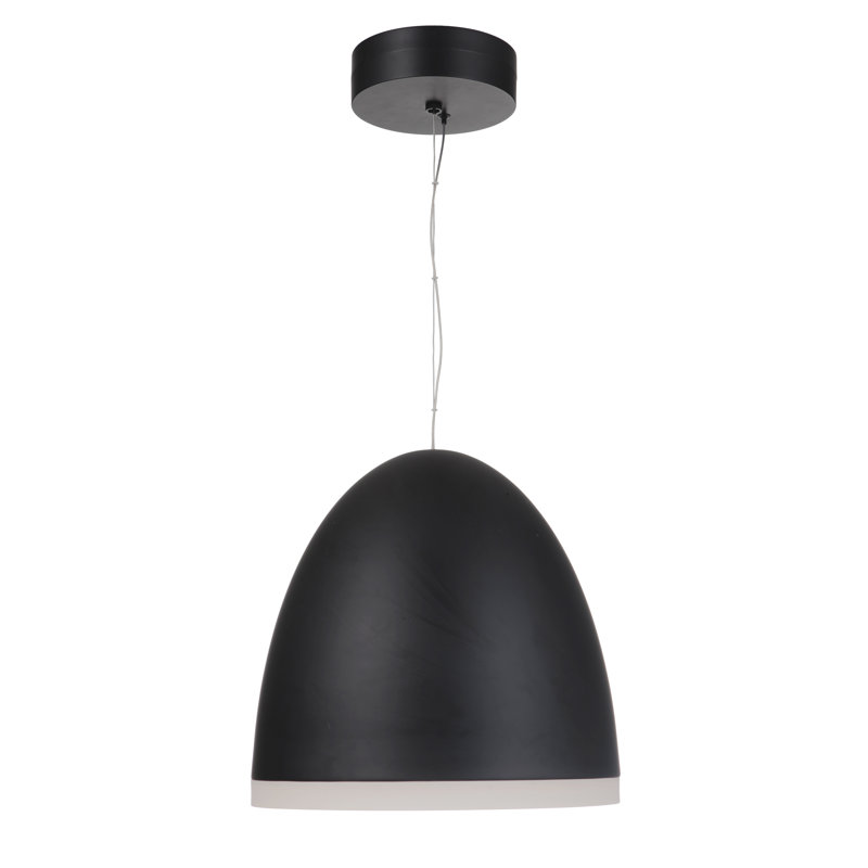 Luminaire suspendu dôme 1 lumière del Michaelson