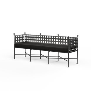 Banc de jardin en fer forgé Provence