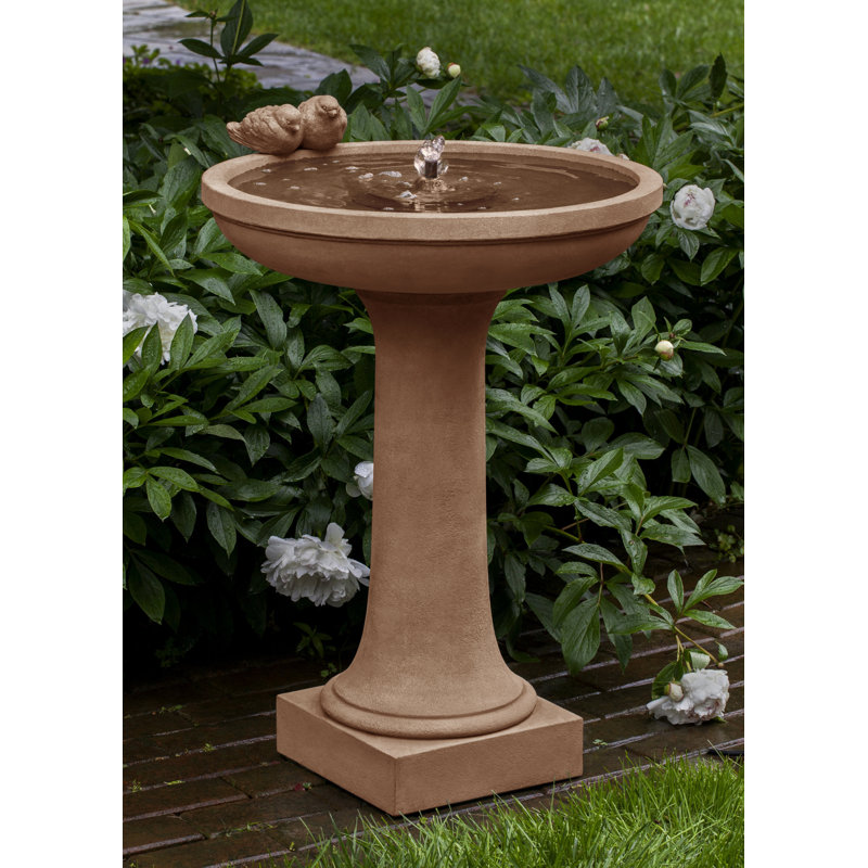 Juliet Column Fountain, Brownstone