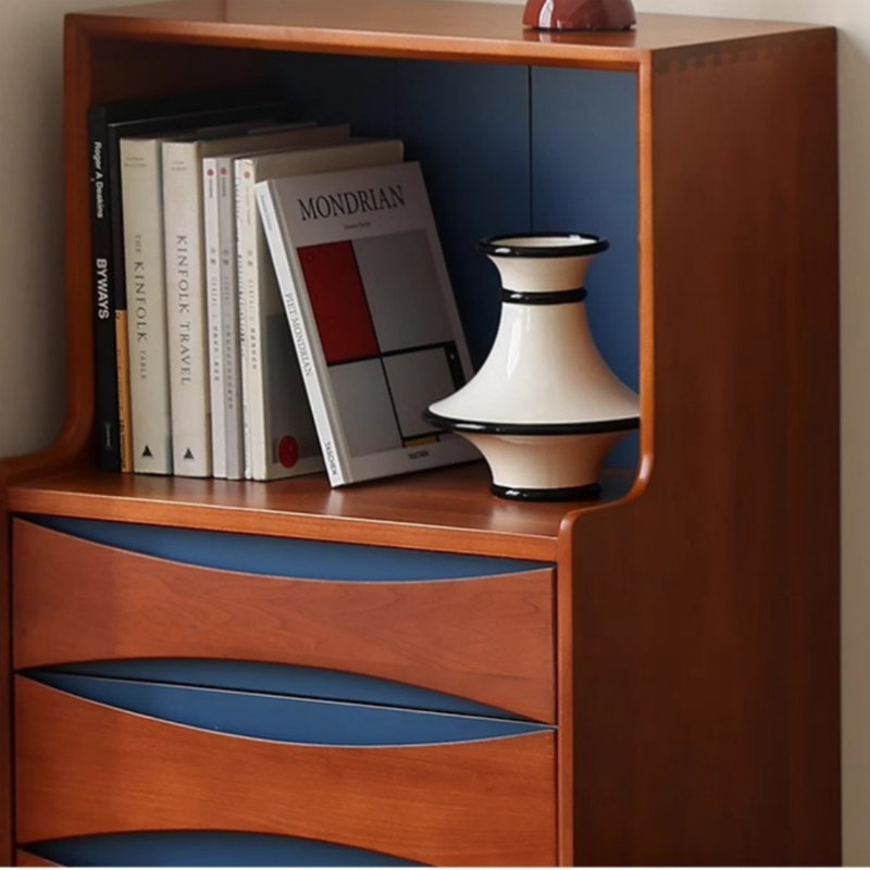 Retro solid wood sideboard