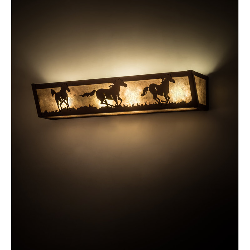 Rustic Lodge 4 - Light Bath Bar, 60W