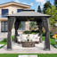 8 pi L 8 pi. D Pavillon de jardin avec double toit