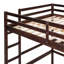 Lit mezzanine avec bureau, aucun sommier nécessaire, offre un espace de couchage confortable en bois - stable et élégant-117515024-117515026