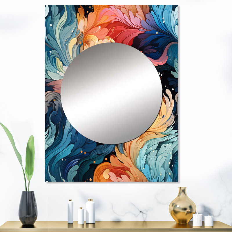 Motif de cachemire artistique Oluwatise, 40 po x 30 po