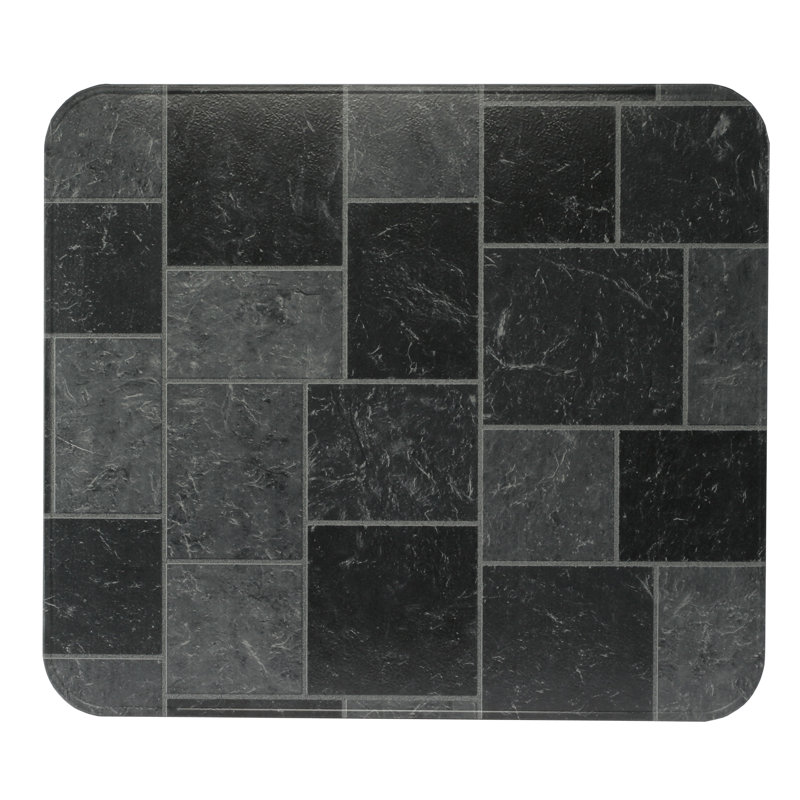 Protège-sol pour poêle Antinarelli, Gris ardoise, H 0,625 po x l 36 po x P 36 po